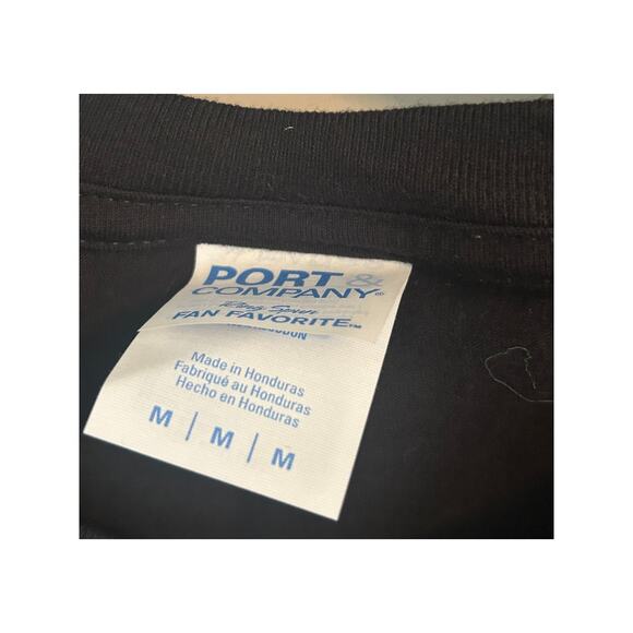 NWOT Port and Company Black Short Sleeve Movie T Shirt How's the Josh  Size Med - Picture 3 of 3
